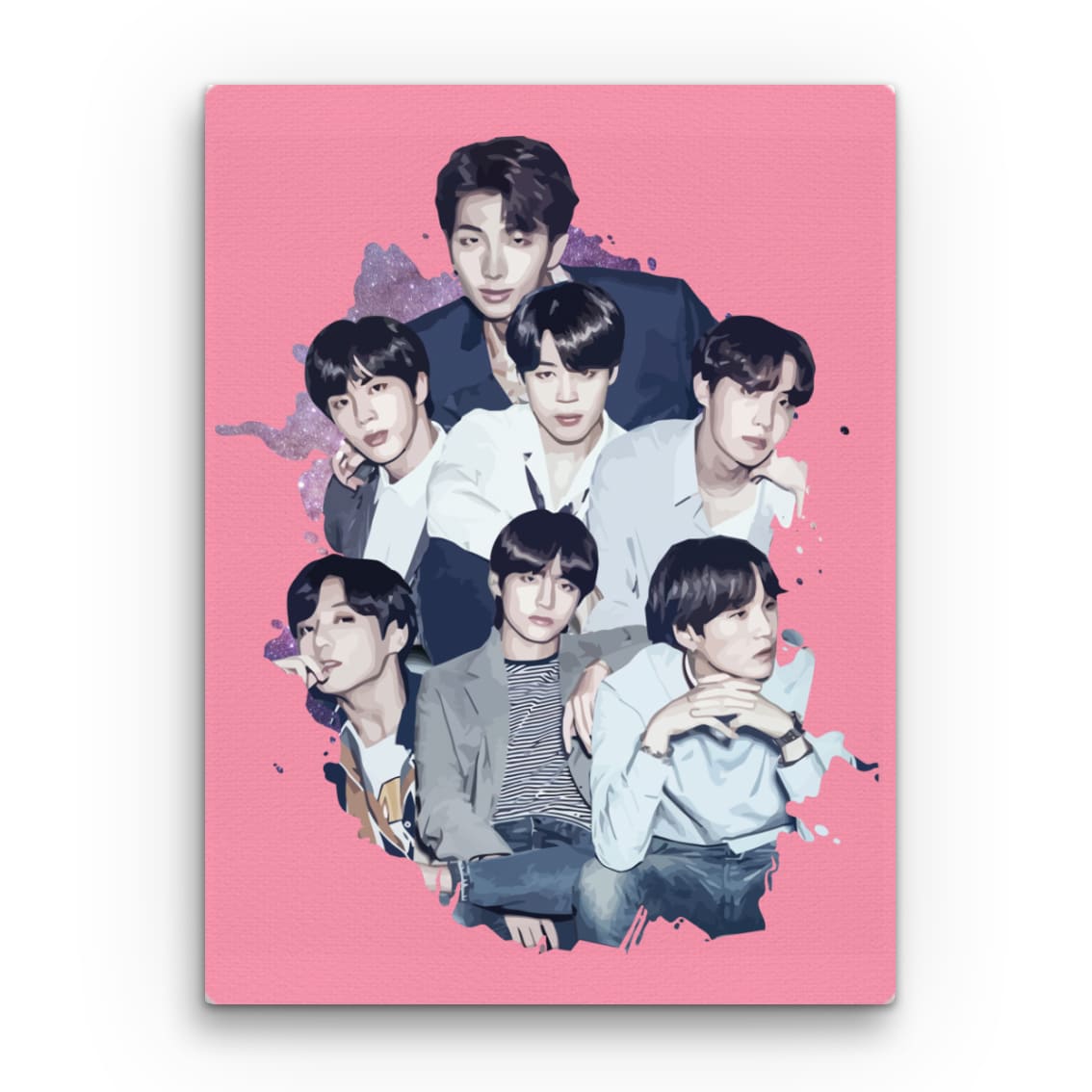 BTS Team Vászonkép