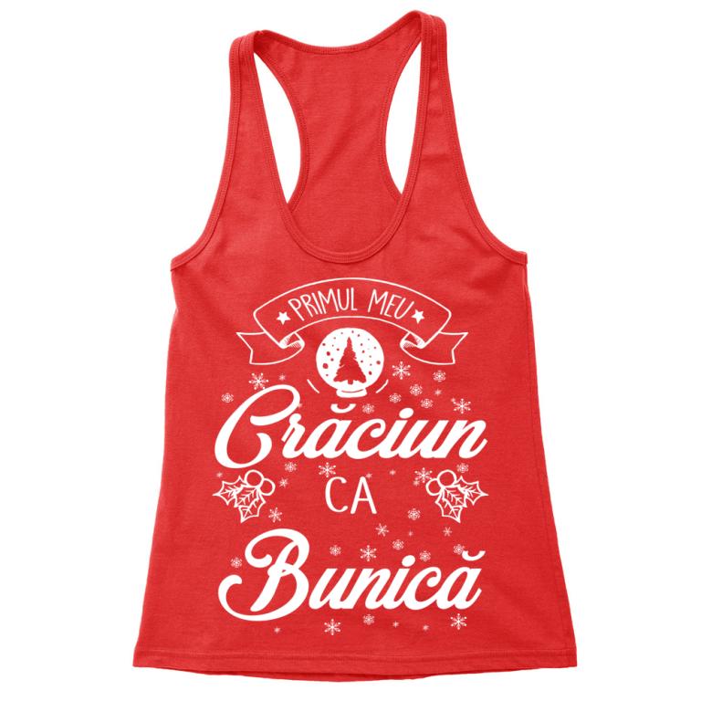 Primul meu Crăciun ca bunică - Tricou pentru femei