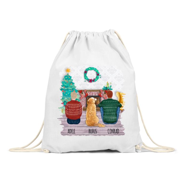 Christmas couple with pet - MyLife