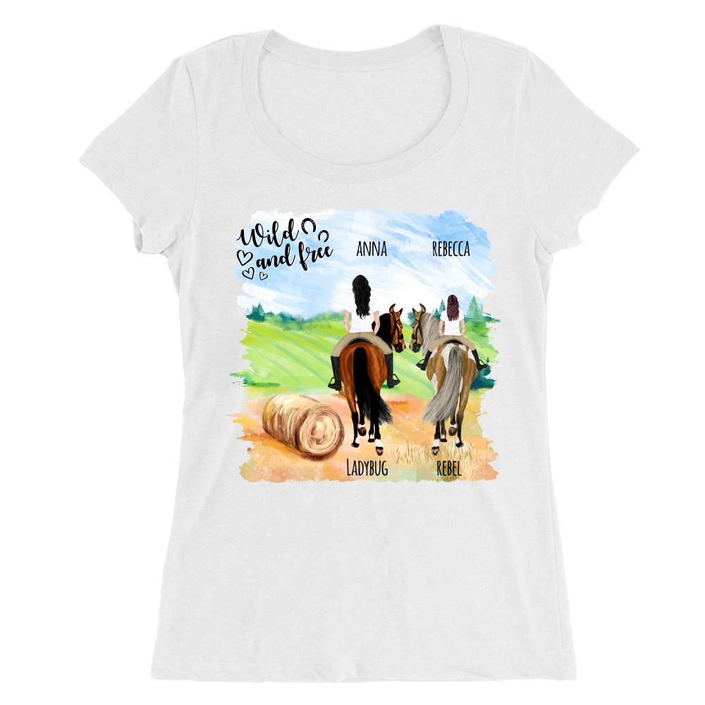 Lovas nyári mezőn - MyLife Női O-nyakú Póló
