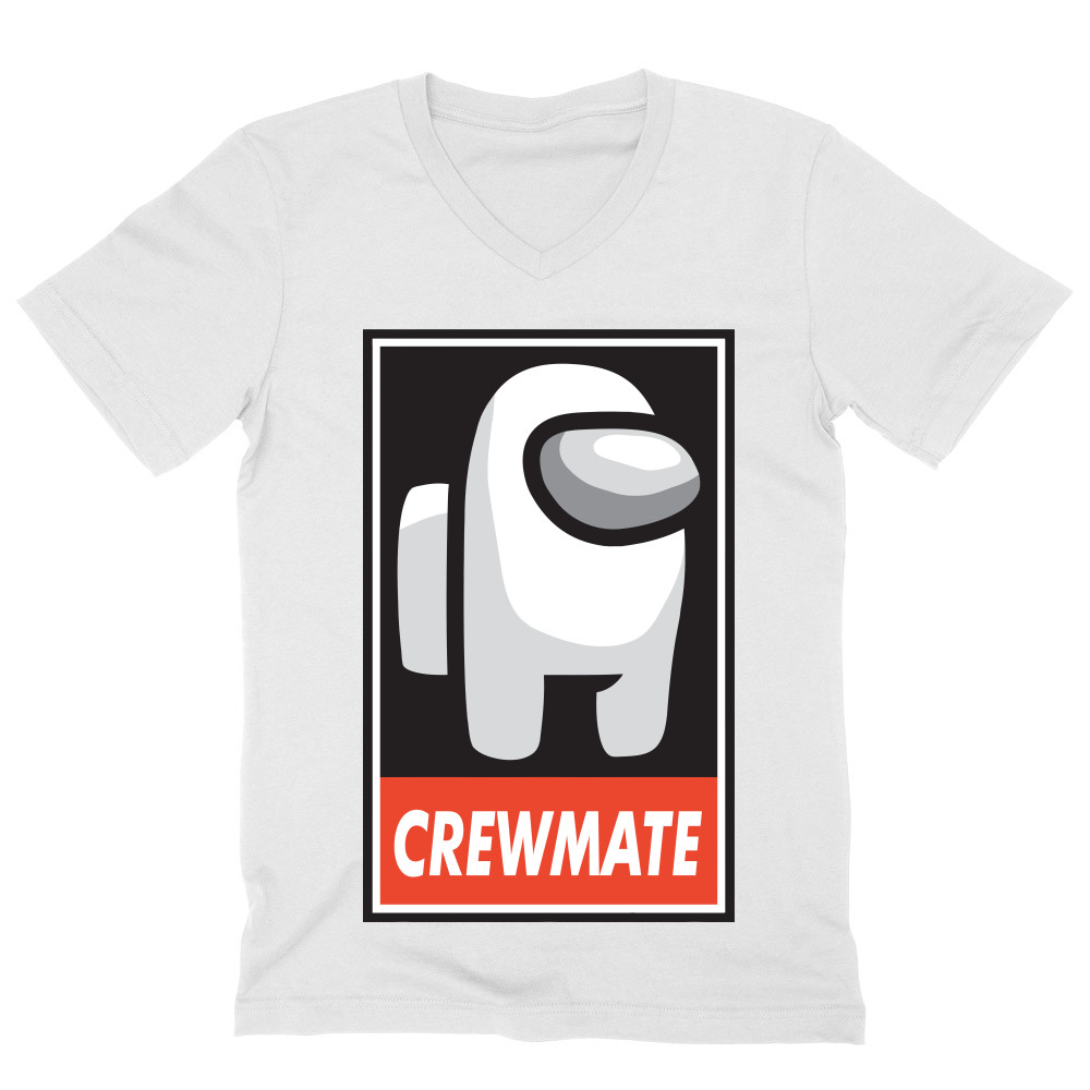 Crewmate logo Férfi V-nyakú Póló