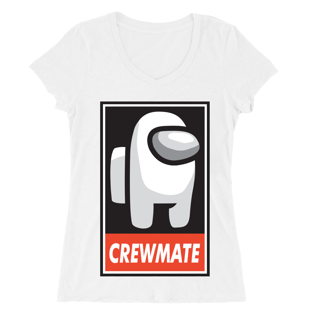 Crewmate logo Női V-nyakú Póló