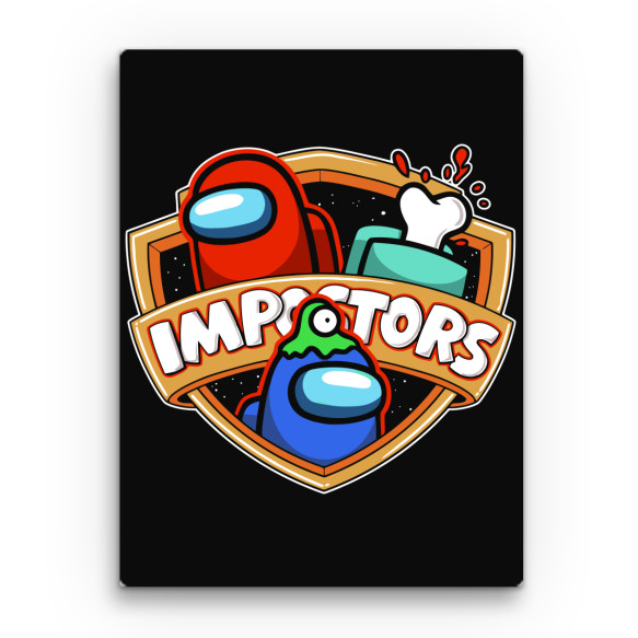 Impostor badge Gaming Vászonkép - Gaming