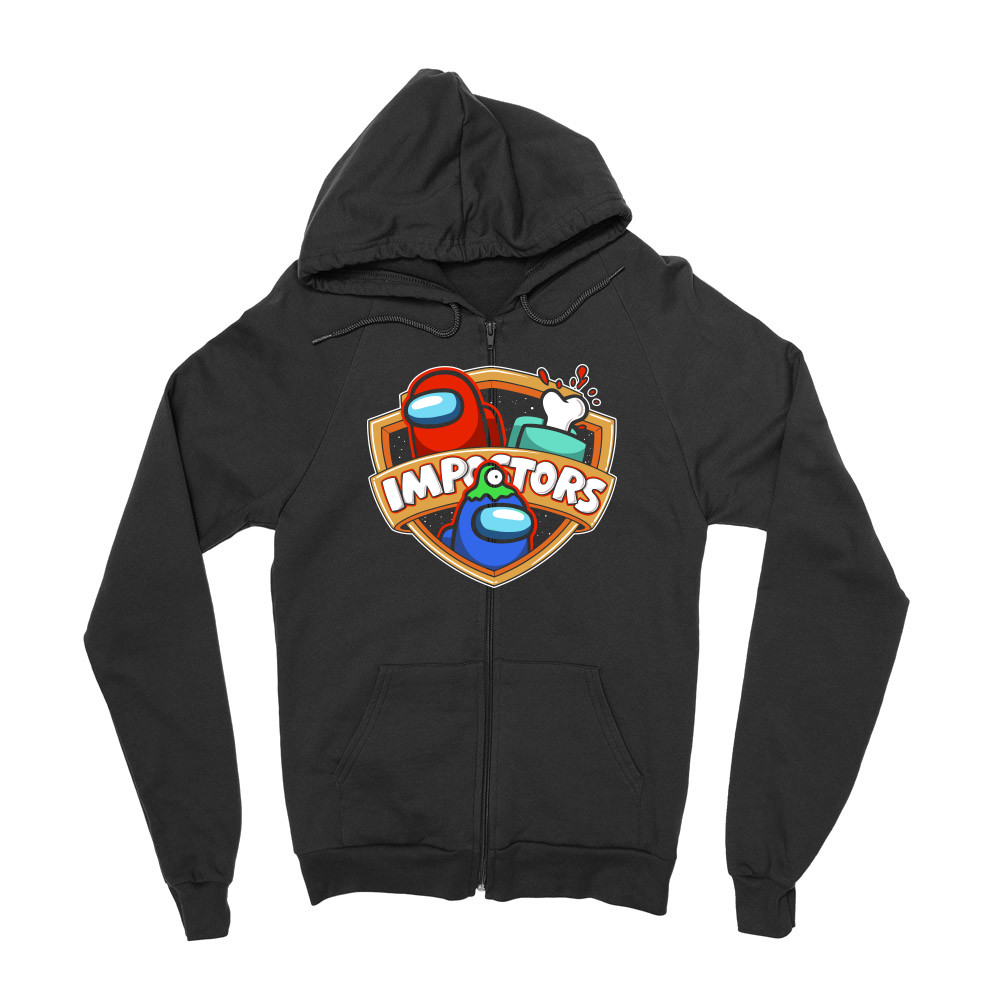 Impostor badge Zipzáros Pulóver