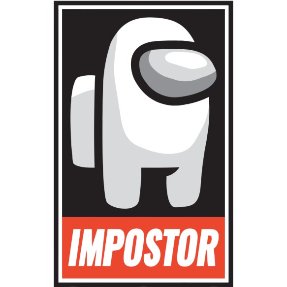 Impostor logo Among Us Pólók, Pulóverek, Bögrék - Gaming