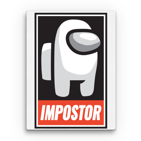 Impostor logo Among Us Vászonkép - Gaming