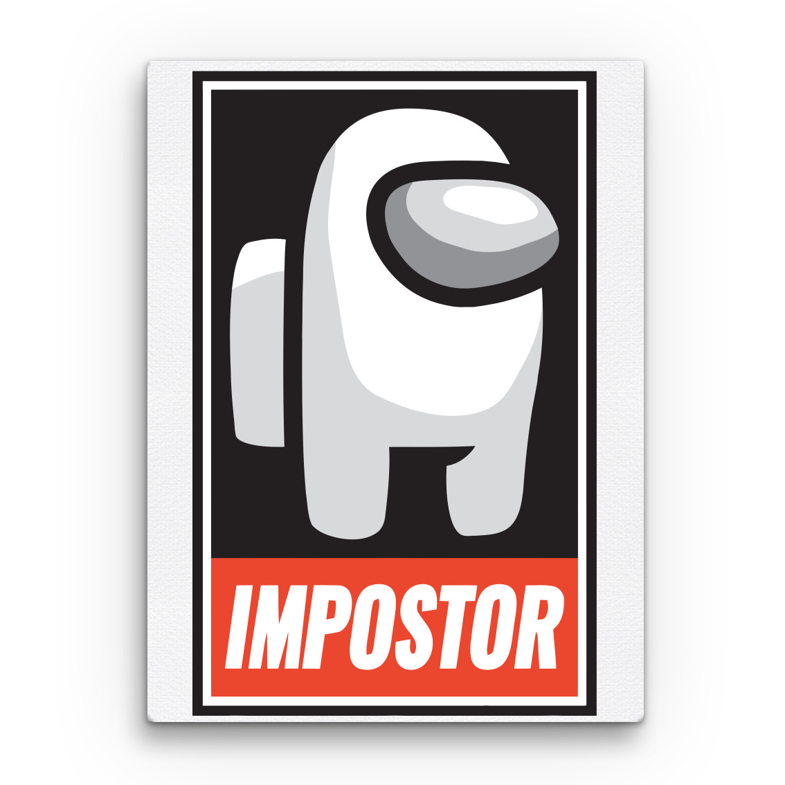 Impostor logo Vászonkép