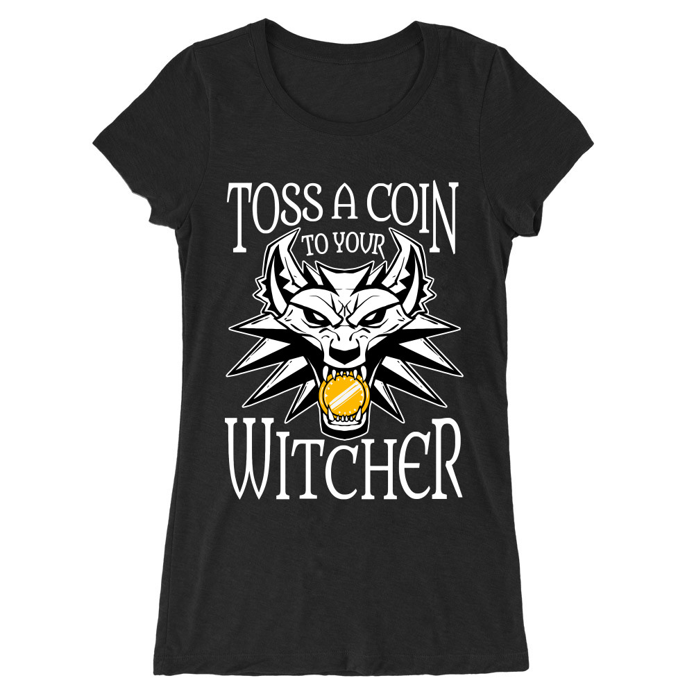 Toss a coin logo Női Hosszított Póló
