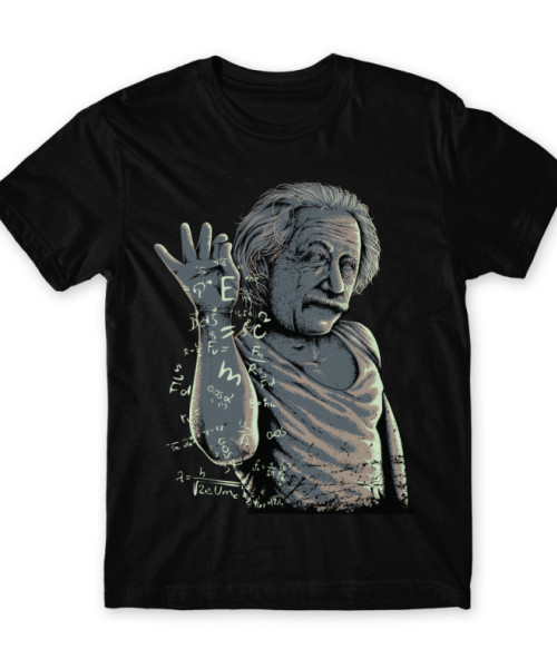 Einstein Salt Bae Tudományos Férfi Póló - Tudományos