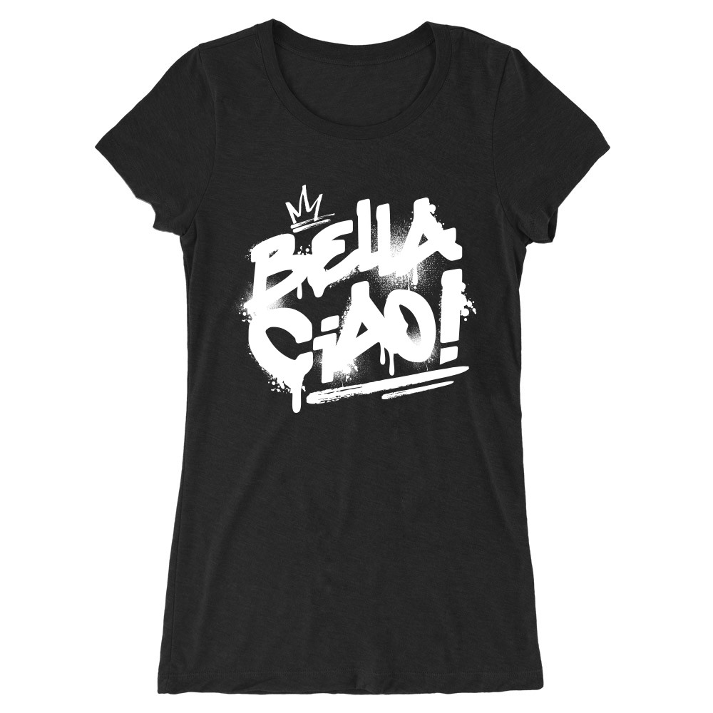 Bella Ciao Graffiti Női Hosszított Póló