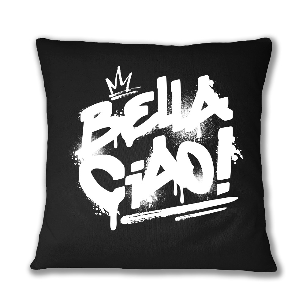 Bella Ciao Graffiti Párnahuzat