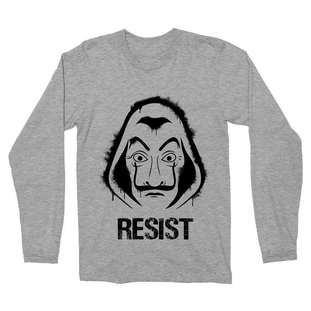 Money Heist Resist Férfi Hosszúujjú Póló