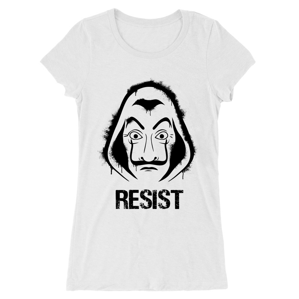 Money Heist Resist Női Hosszított Póló