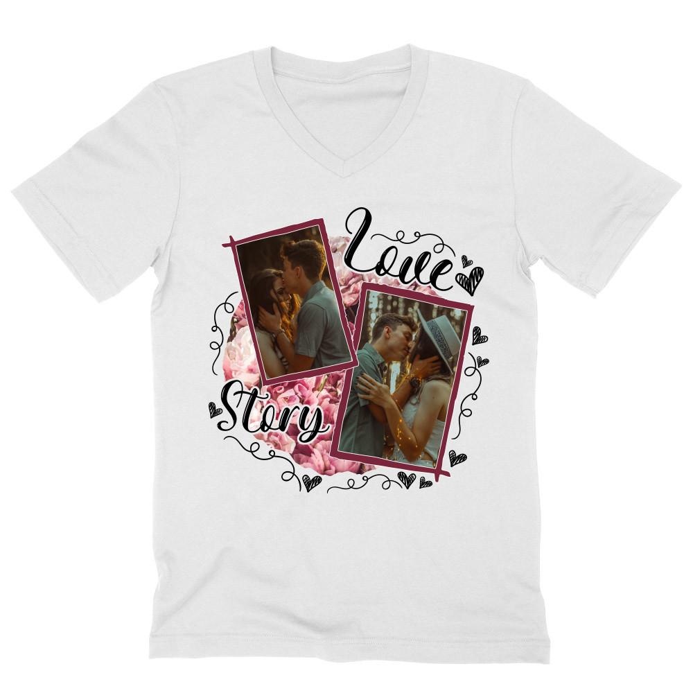 Love Story - MyLife Plus Férfi V-nyakú Póló