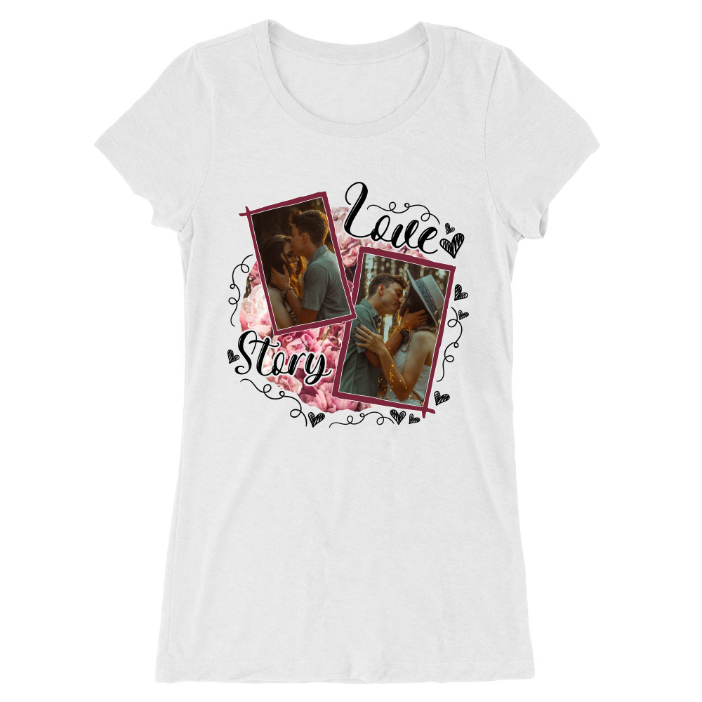 Love Story - MyLife Plus Női Hosszított Póló