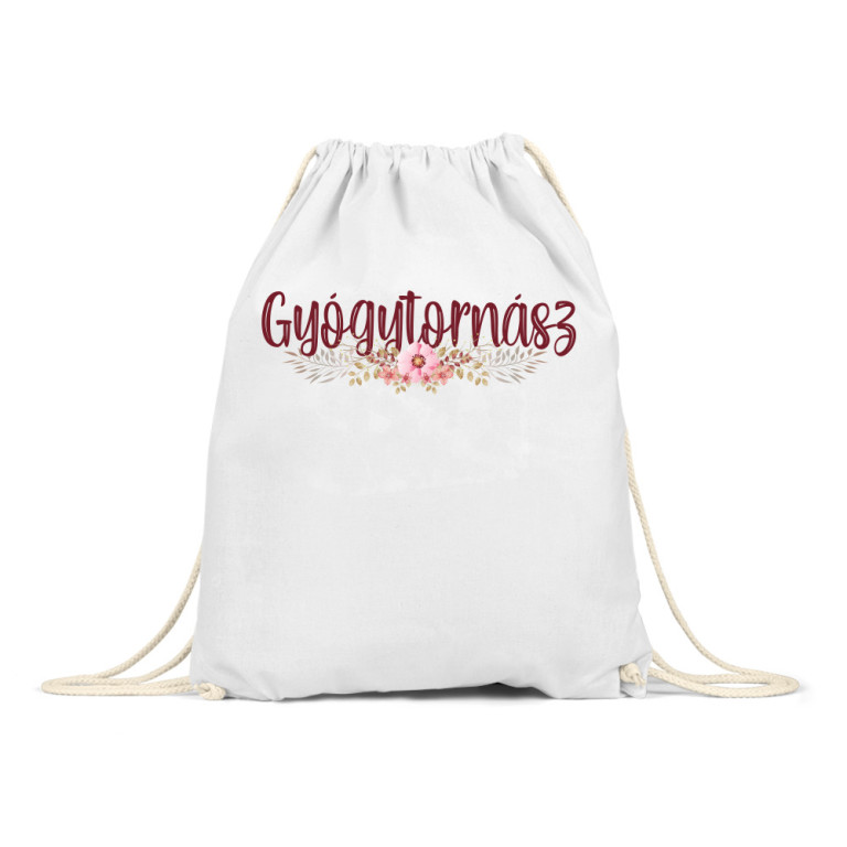 Gyógytornász - Virágos - Tornazsák