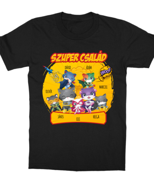 Super Hero Family - Mylife Családi Gyerek Póló - Családi