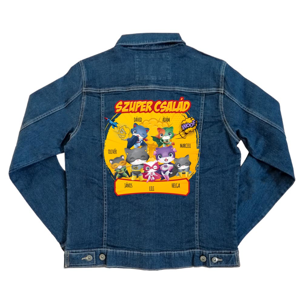 Super Hero Family - Mylife Unisex Farmerkabát