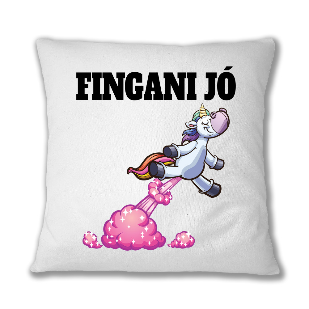 Fingani jó - unikornis Párnahuzat