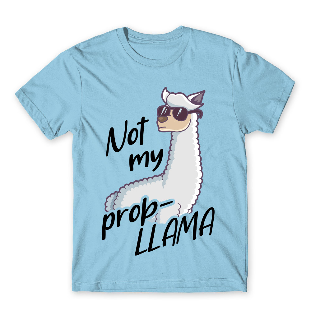 Not my prob-llama Férfi Póló