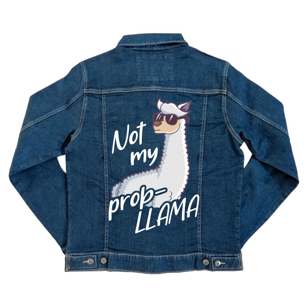 Not my prob-llama Unisex Farmerkabát