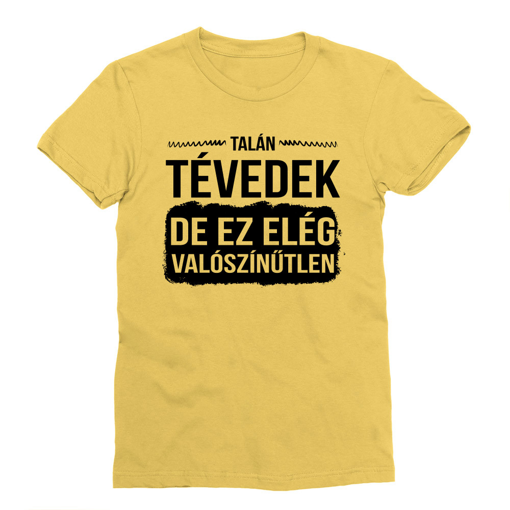 Talán tévedek Férfi Testhezálló Póló