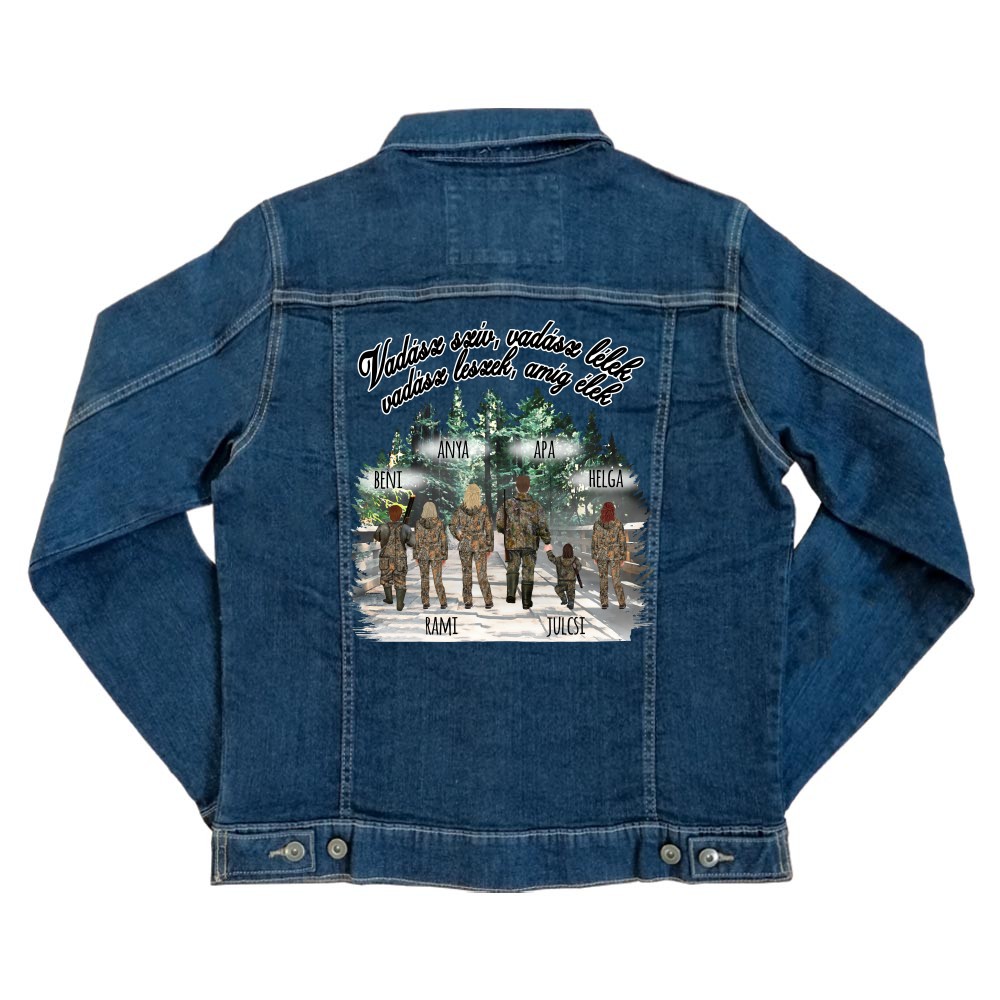 Vadász család - MyLife Unisex Farmerkabát