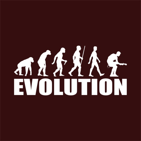 Evolúció - Gitár Gitár Pólók, Pulóverek, Bögrék - Zene