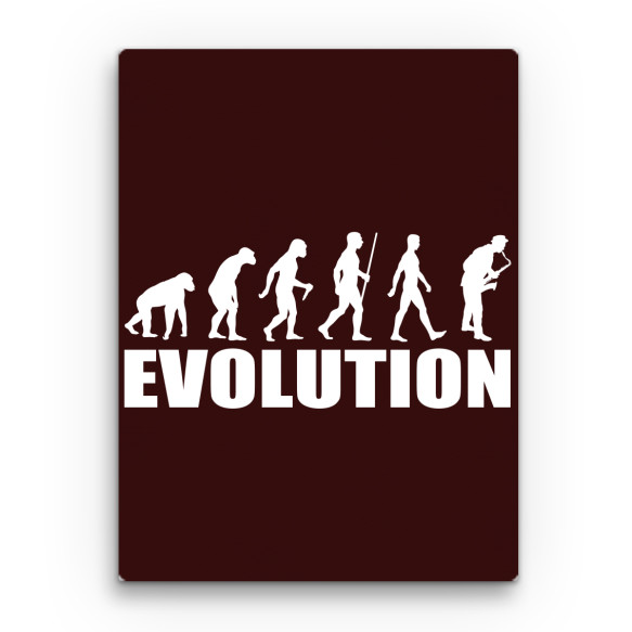 Evolúció - Szaxofon Szaxofon Vászonkép - Zene