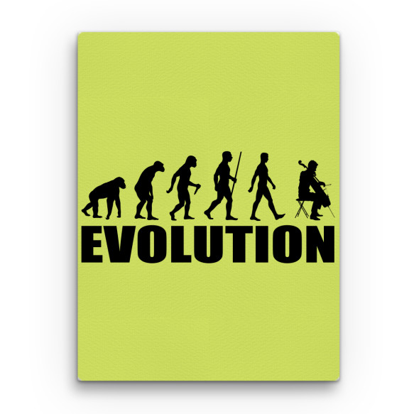 Evolúció - Cselló Cselló Vászonkép - Zene