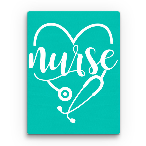 Nurse Heart Egészségügy Vászonkép - Munka