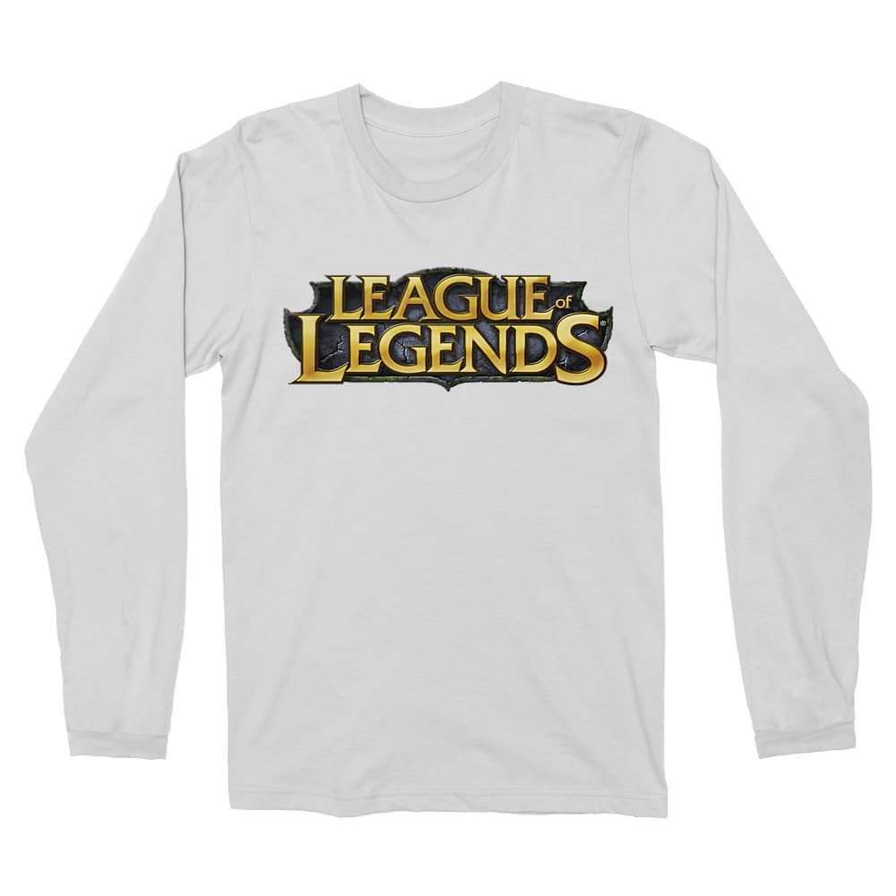 League Of Legends Logo Férfi Hosszúujjú Póló