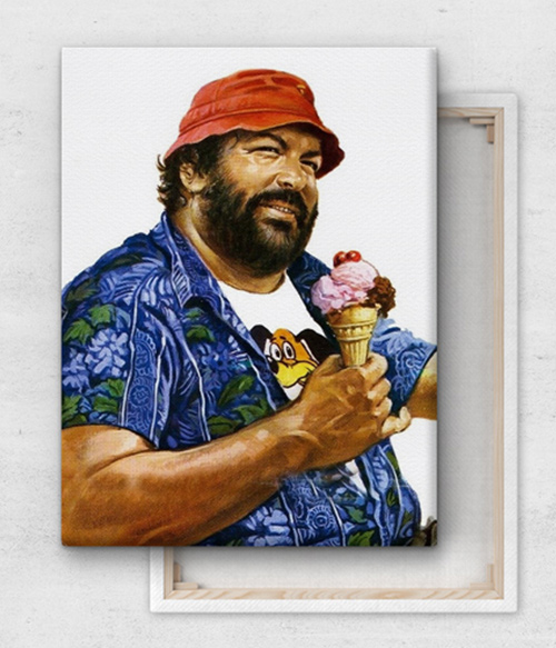 Bud Spencer - Ice cream canvas Bud Spencer Vászonkép - Színészek