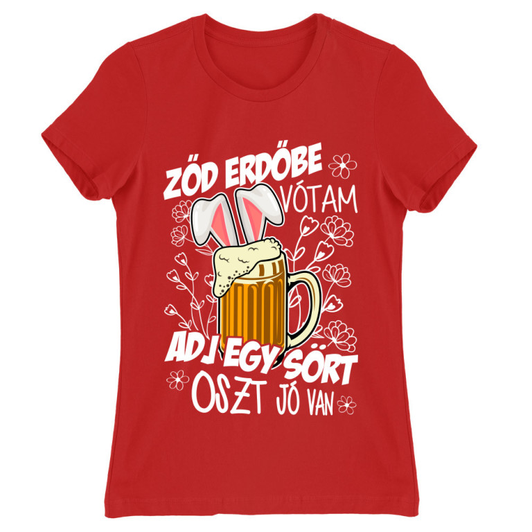 Ződ Erdőbe - Női Póló
