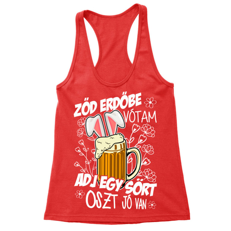 Ződ Erdőbe - Női Trikó