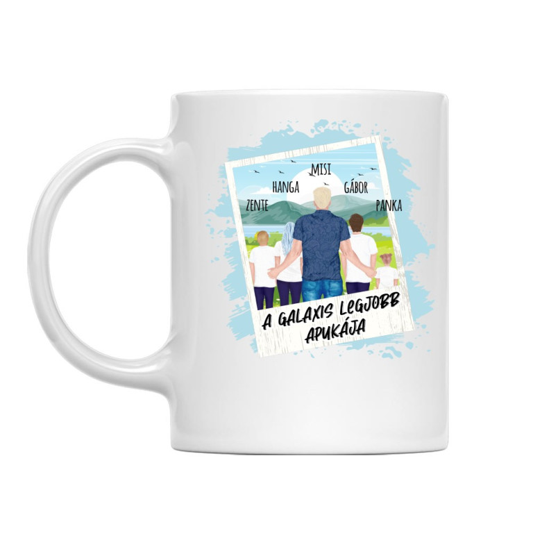 Családi fotó apával - MyLife - Bögre