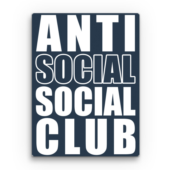Anti social social club Személyiség Vászonkép - Személyiség