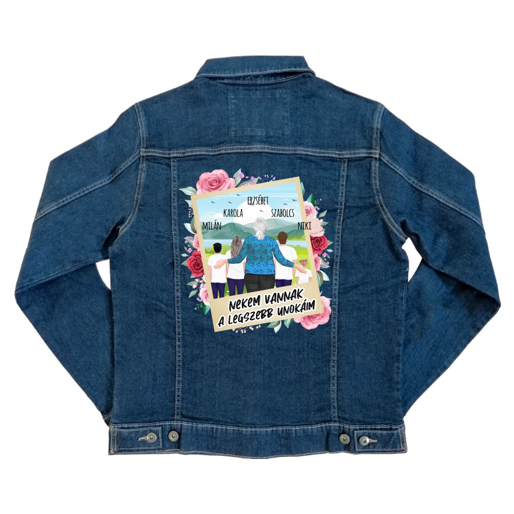 Családi fotó mamával - Mylife Unisex Farmerkabát