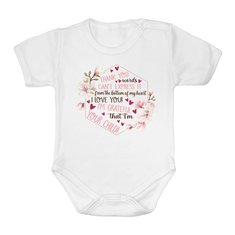 Thank you, Mom - Body bebeluș