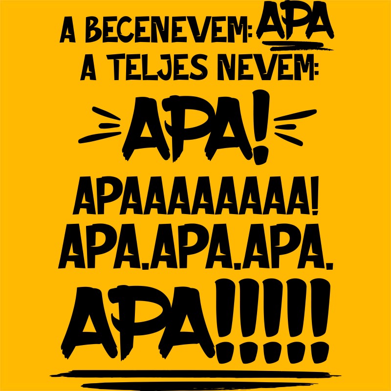 A becenevem Apa