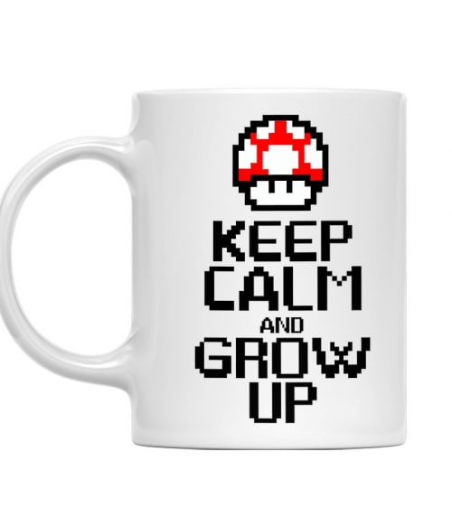 Keep Calm And Grow Up Gamer Bögre - Gaming