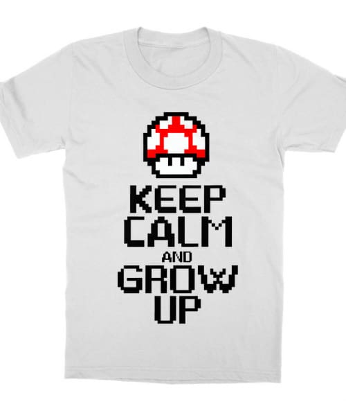 Keep Calm And Grow Up Gamer Gyerek Póló - Gaming