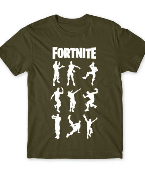Fortnite tánc sziluettek Fortnite Póló - Gaming
