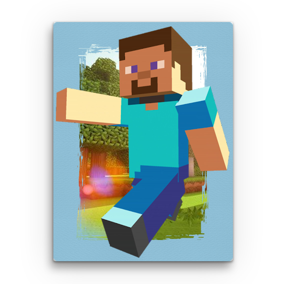 Minecraft clipart Vászonkép
