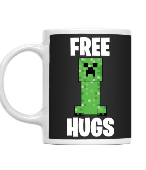 Creeper free hugs Minecraft Bögre - Minecraft