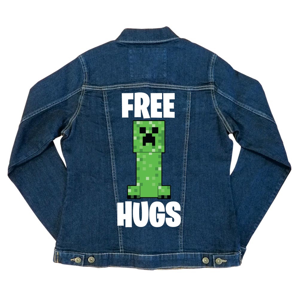 Creeper free hugs Női Farmerkabát