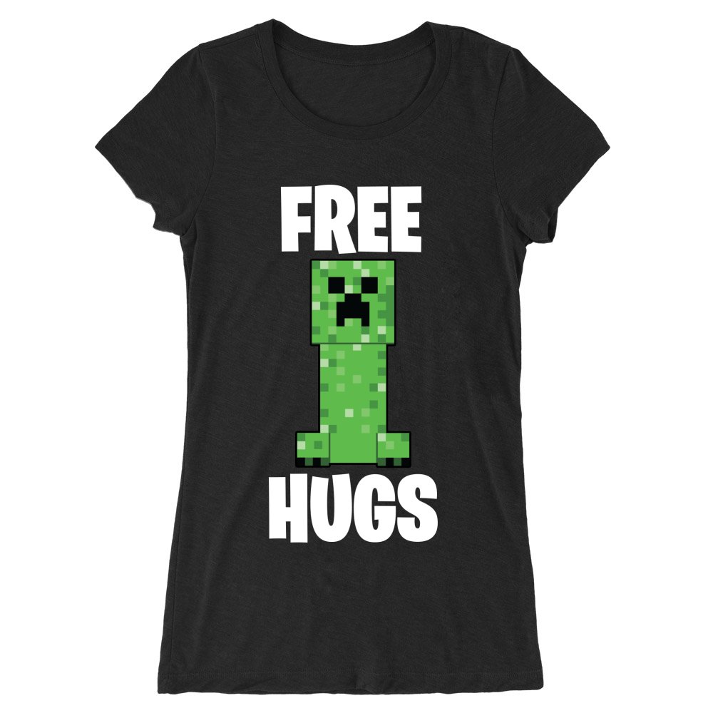 Creeper free hugs Női Hosszított Póló