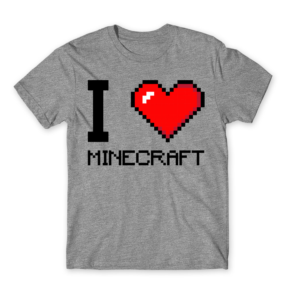I love minecraft Férfi Póló