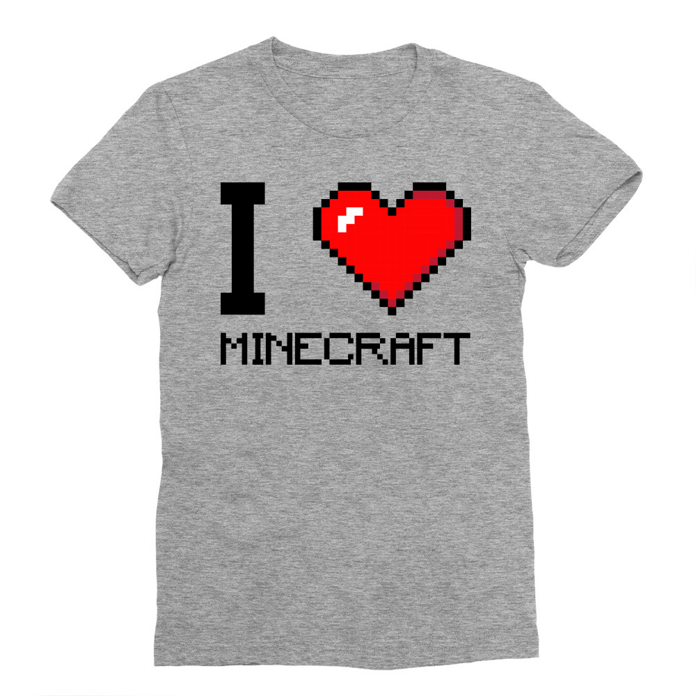 I love minecraft Férfi Testhezálló Póló