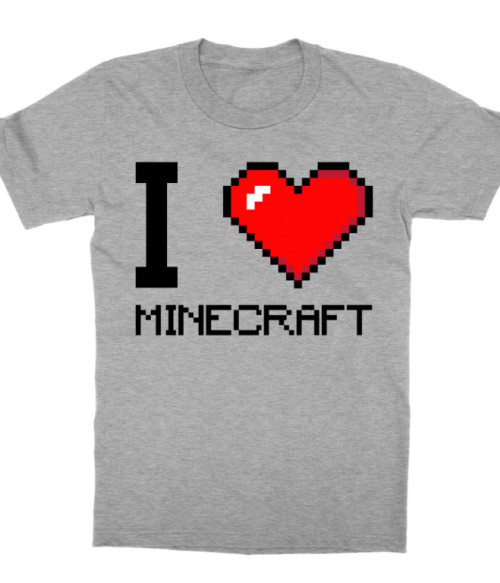 I love minecraft Minecraft Gyerek Póló - Minecraft